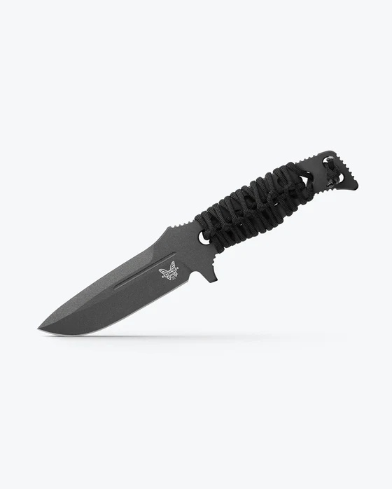 BENCHMADE Fixed Adamas® | Black Paracord | Drop-point — product photograph