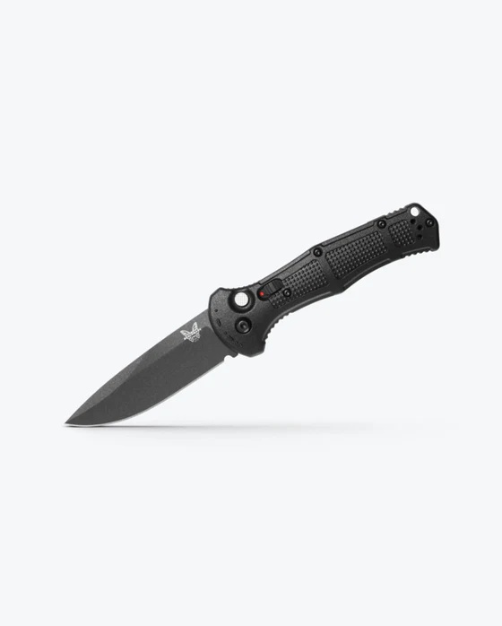 BENCHMADE Claymore | Black Grivory® Partially Serrated — product photograph