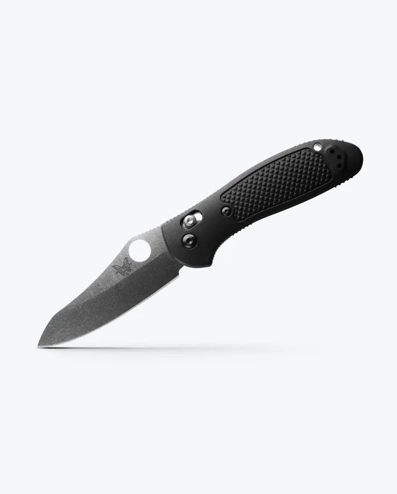 BENCHMADE Griptilian® | Black Grivory® | Sheepsfoot — product photograph