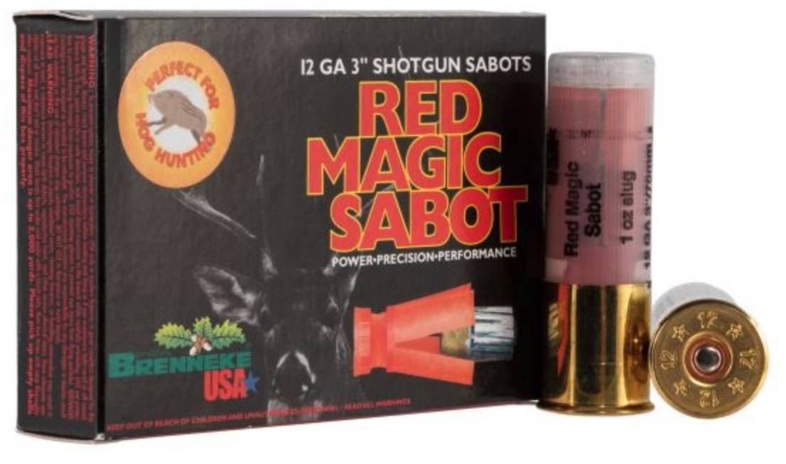 Brenneke Red Magic Sabot 12GA AMMO 3in 432gr Slug 5rd Box — product photograph