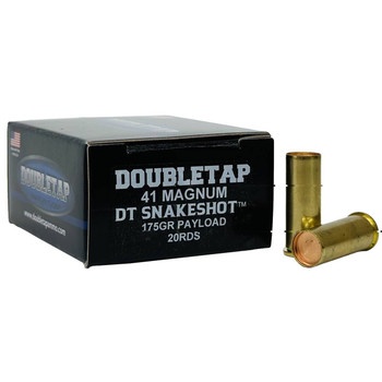 DOUBLETAP 41 MAG AMMO 175GR SNAKESHOT 20RD BOX — product photograph