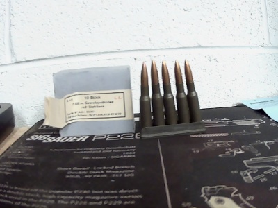 EAST GERMAN MILITARY SURPLUS 7.62X54R AMMO 125GR COROSIVE STEEL CASE 10RD BOX — product photograph