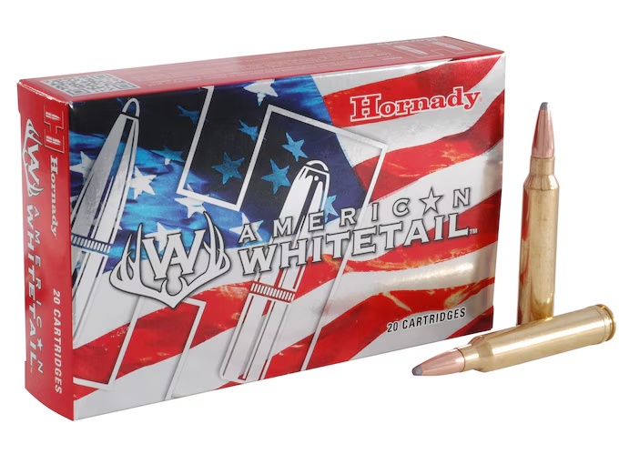 HORNADY AMERICAN WHITETAIL 300 WIN MAG AMMO 150GR INTERLOCK SPIRE SP 20RD BOX — product photograph