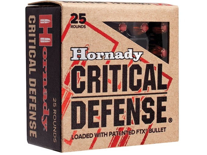 Hornady Critical Defense 327 Federal Mag AMMO 80 gr Flex Tip eXpanding 90061 25RD BOX — product photograph