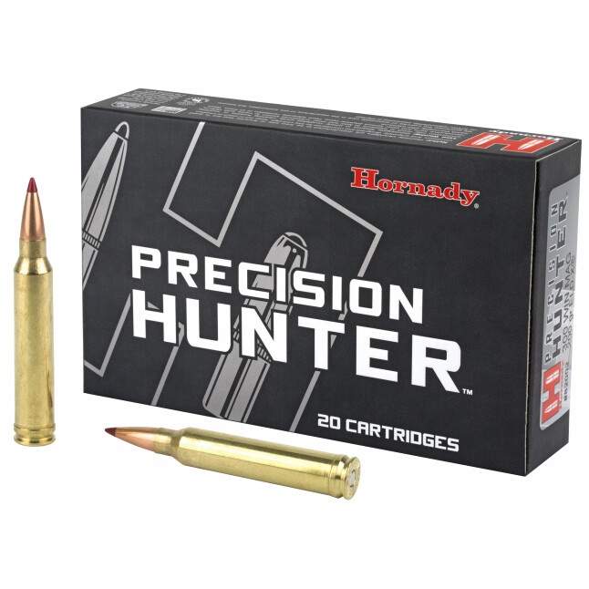 HORNADY PRECISION HUNTER 300 WIN MAG AMMO 200GR ELD-X 20RD BOX — product photograph