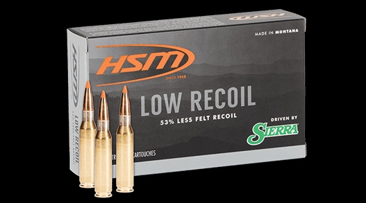 HSM 300 WIN MAG AMMO 150GR SIERRA TIPPED LOW RECOIL BRASS CASED 20RD BOX — product photograph