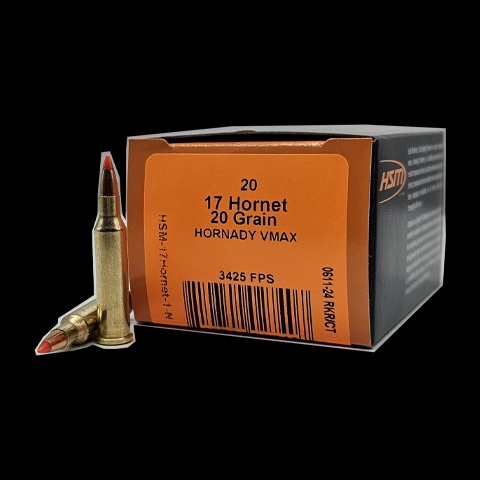 HSM 17 HORNET AMMO 20GR V-MAX 20RD BOX — product photograph