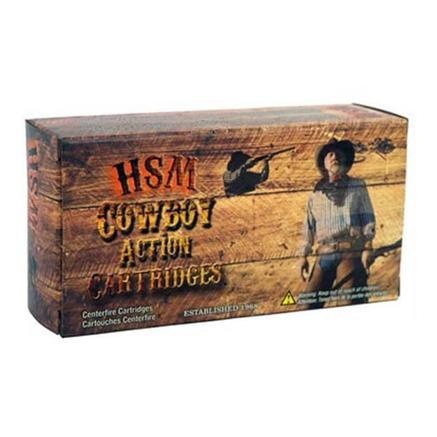 HSM 38-40 WIN AMMO 180GR RNFP BRASS CASED 50RD BOX — product photograph