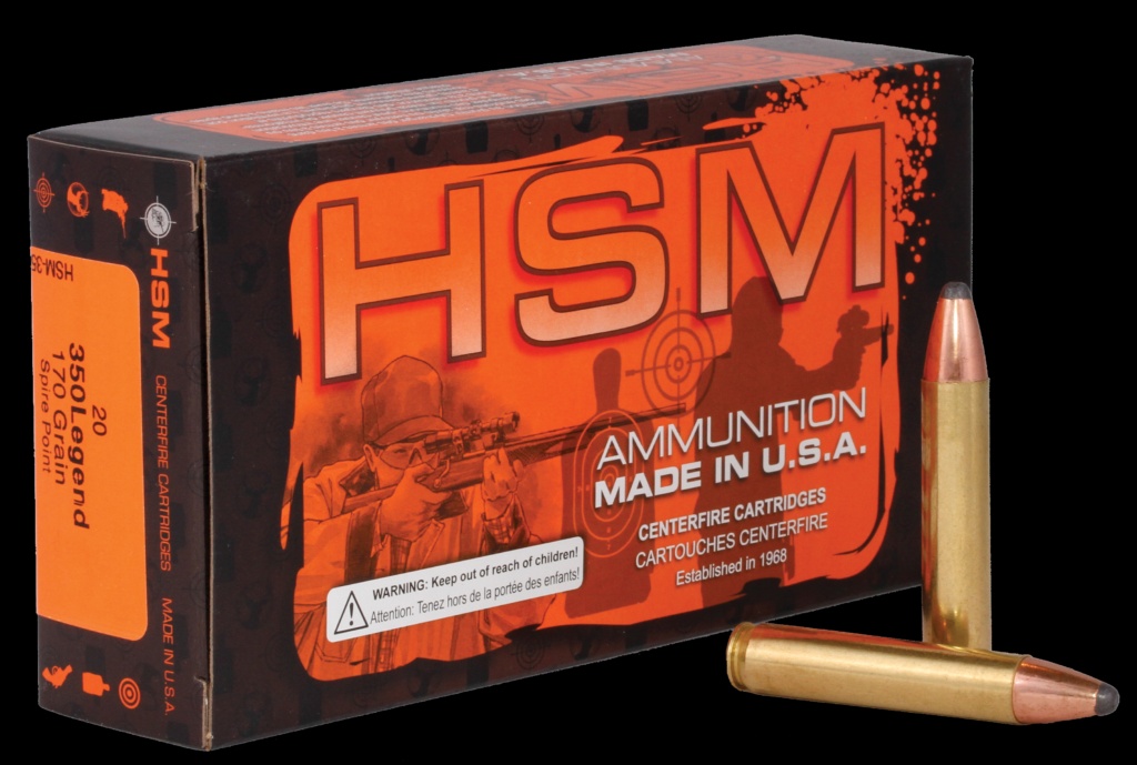 HSM 375 WIN AMMO 200GR JACKETED FLAT POINT BRASS CASED 20RD BOX — product photograph