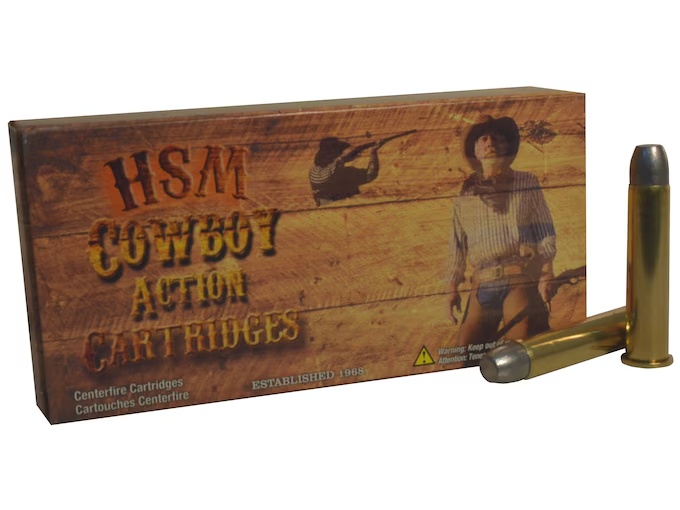 HSM 45-70 AMMO 405GR RNFP (1300FPS) BRASS CASED 20RD BOX — product photograph