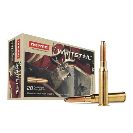 NORMA 7.7 JAP AMMO 174GR PSP BRASS CASED 20RD BOX — product photograph