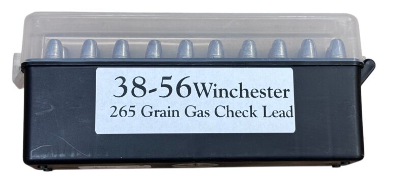 OLD WESTERN SCROUNGER 38-56 WINCHESTER AMMO 265GR GAS CHECK LEAD BRASS CASED 20RD BOX — product photograph
