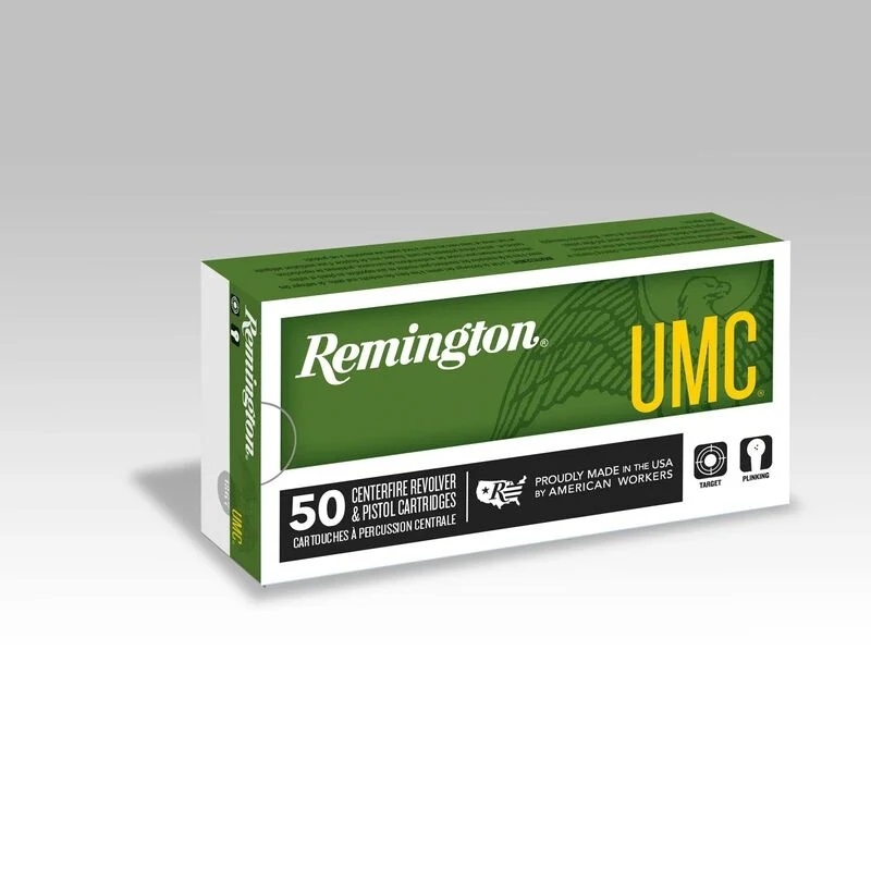 REMINGTON UMC 327 FED MAG AMMO 100GR JSP BRASS CASED 50RD BOX — product photograph
