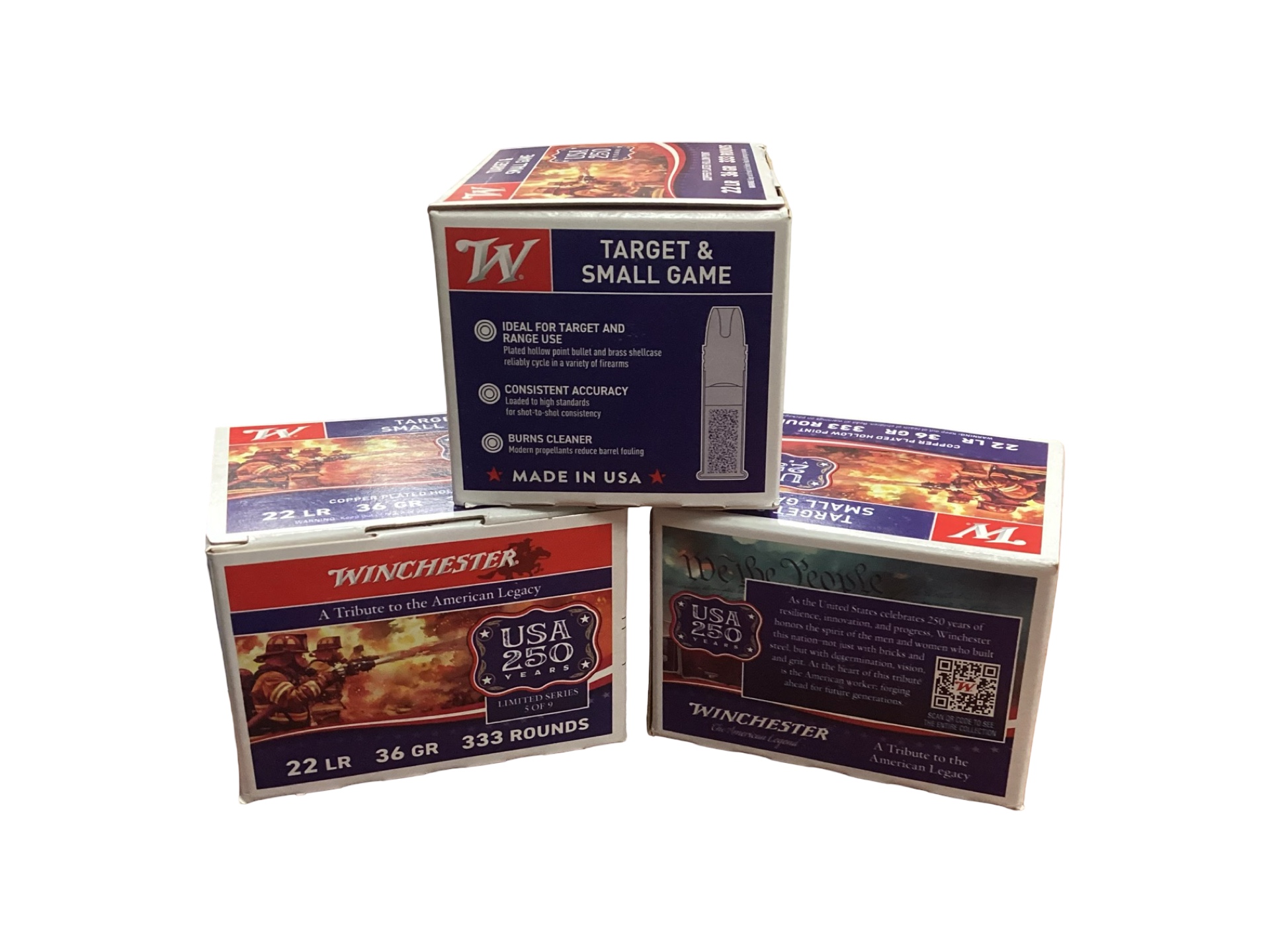 22LR - Winchester 333 36 Grain hollow Point (22LR333HP) - 333 round box, product photograph