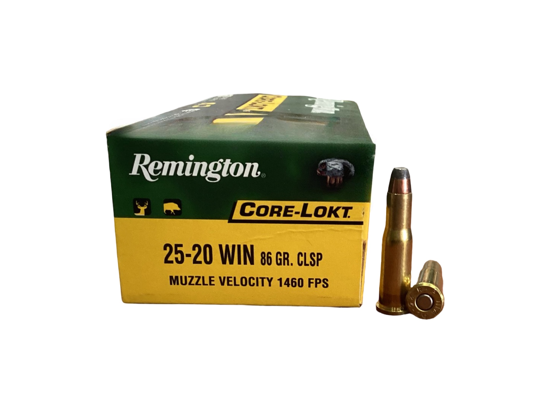 .25-20 Winchester - Remington Core-Lokt 86 Grain Soft Point (28364) - 50 Round Box, product photograph