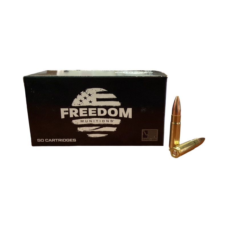 .300 AAC Blackout - Freedom Munitions 147 Grain Full Metal Jacket (FM300F147N50) - 50 Round Box, product photograph