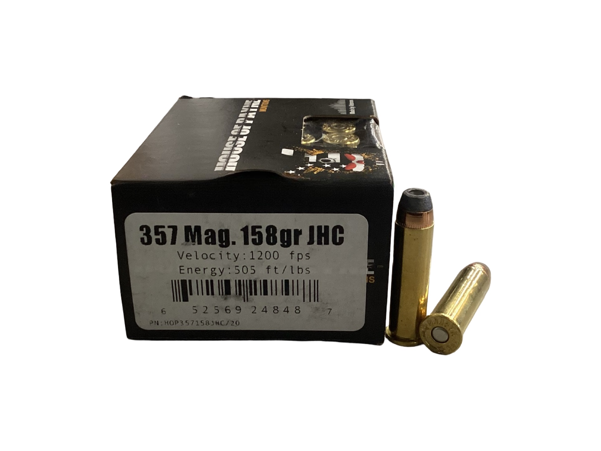 .357 Magnum House Of Payne Ammo 158 gr. JHC - 20 Rounds