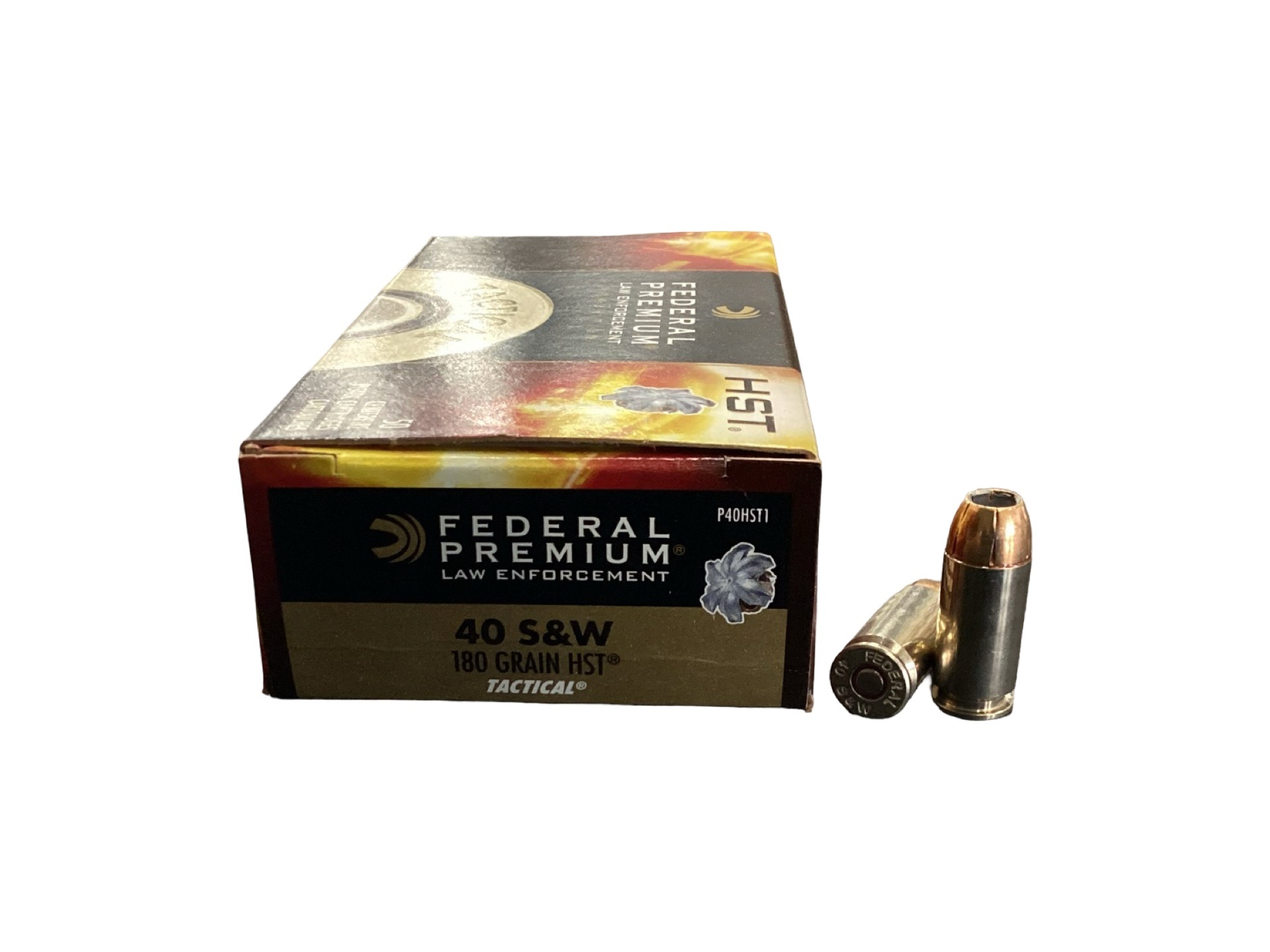 40 S&W - Federal Premium LE 180gr HST Jacketed Hollow Point - 50 Rounds (p40hst1)